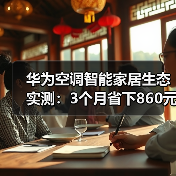 华为空调智能家居生态实测:3个月省下860元电费的秘密 华为空调智能家居生态实测:3个月省下860元电费的秘密